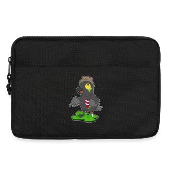 Crow Halloween Zombie - Laptop bag 13" - black - Front