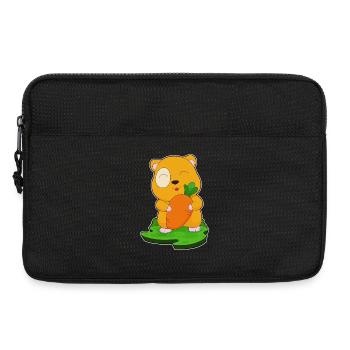 Hamster Carotte - Sacoche pour ordinateur portable 13 pouces - noir - Devant