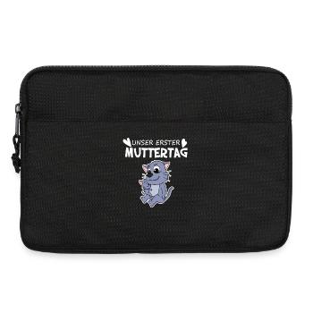 Muttertag - erster Muttertag Geschenk. - Laptoptasche 13" - Schwarz - Vorne