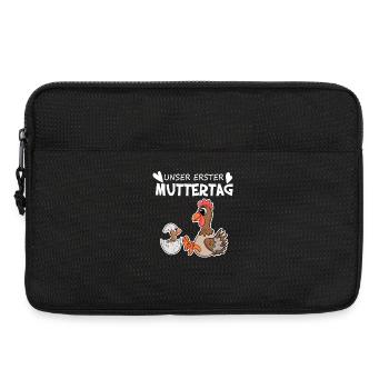 Muttertag - erster Muttertag Geschenk. - Laptoptasche 13" - Schwarz - Vorne