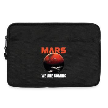 Mars Mission Planète rouge Vaisseau spatial spatial - Sacoche pour ordinateur portable 13 pouces - noir - Devant