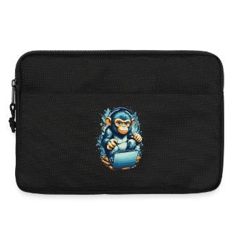 Clever Gaming Monkey - Laptoptasche 13" - Schwarz - Vorne