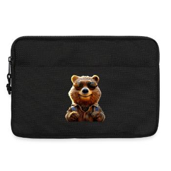 Brown Bear, Grizzly Bear, Bear Brothers, Dad, Wild Bears - Laptop bag 13" - black - Front