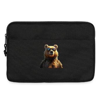 Brown Bear, Grizzly Bear, Bear Brothers, Dad, Wild Bears - Laptop bag 13" - black - Front