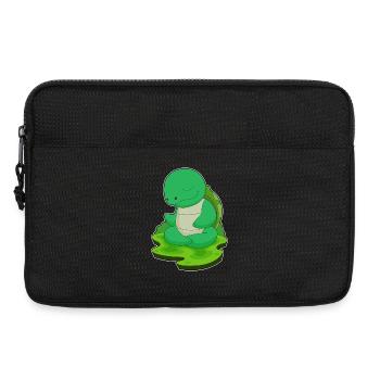 Tortoise Yoga Fitness Meditation - Laptop bag 13" - black - Front