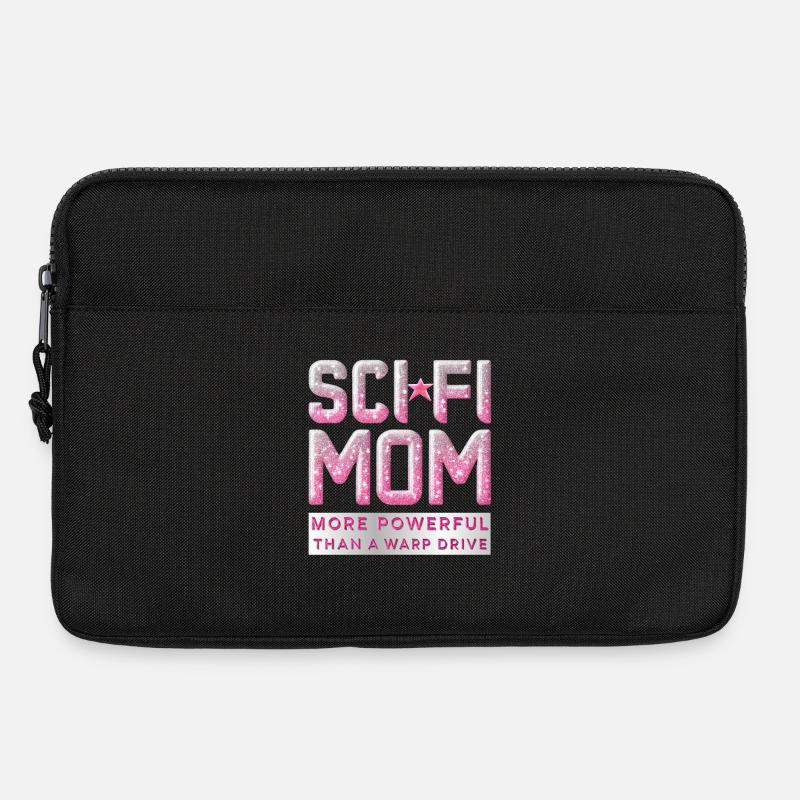 SCI FI MOM More Powerful Than a Warp Drive - Laptop bag 13" - black