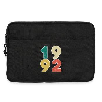 1992 - Born 1992 - Built in 1992 - Laptop bag 13" - black - Front