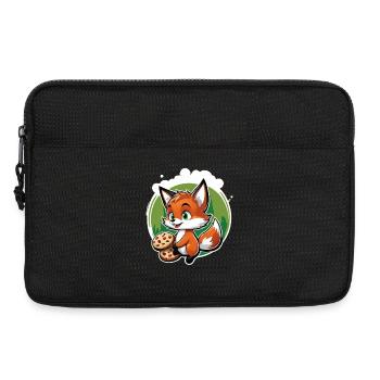 Foxy Pastry - Laptop bag 13" - black - Front