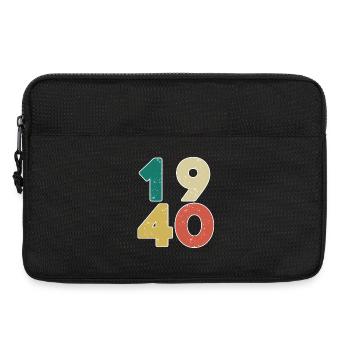 1940 - Born 1940 - Built in 1940 - Laptop bag 13" - black - Front