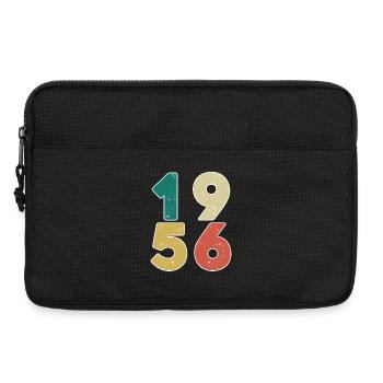 1956 - Jahrgang 1956 - Baujahr 1956 - Laptoptasche 13" - Schwarz - Vorne
