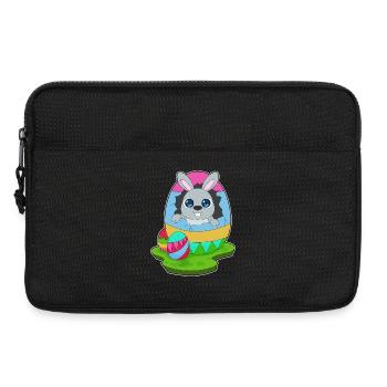 Oeuf de Pâques de Pâques de lapin - Sacoche pour ordinateur portable 13 pouces - noir - Devant