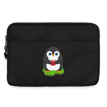 Pop-corn pingouin - Sacoche pour ordinateur portable 13 pouces - noir - Devant