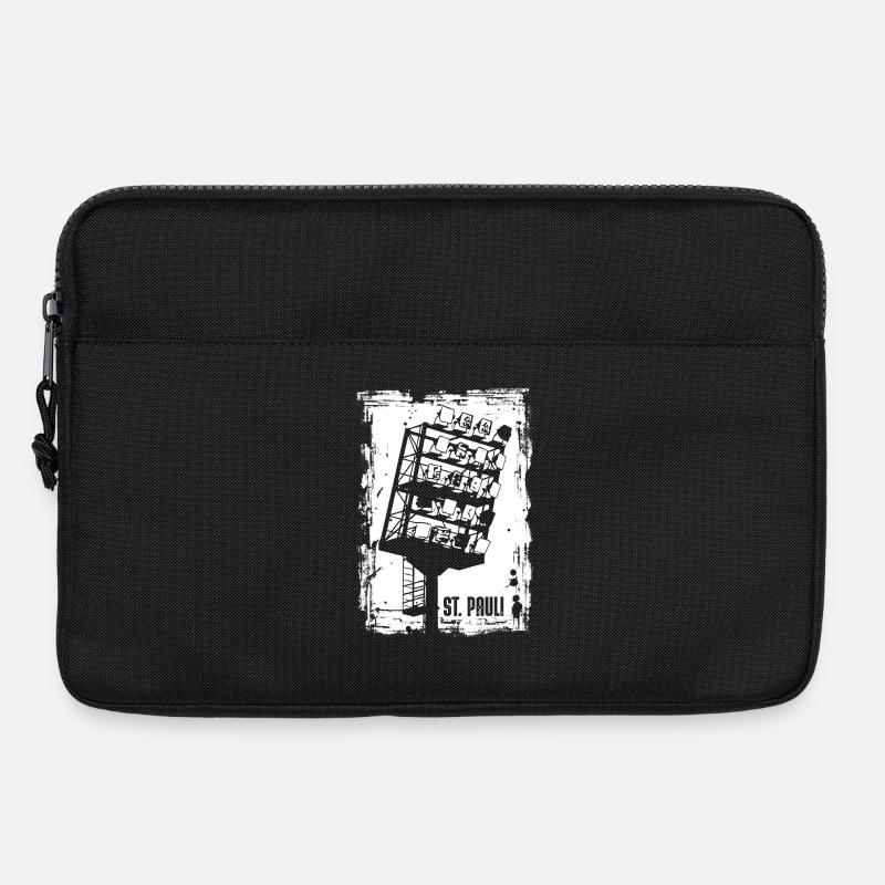 St Pauli Millerntor Stadionlichter - Laptoptasche 13" - Schwarz