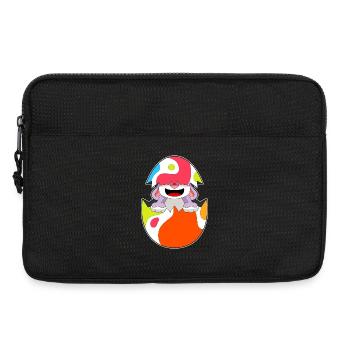 Oeuf de Pâques de Pâques de lapin - Sacoche pour ordinateur portable 13 pouces - noir - Devant