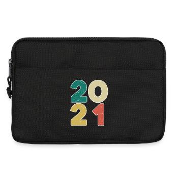2021 - Jahrgang 2021 - Baujahr 2021 - Laptoptasche 13" - Schwarz - Vorne