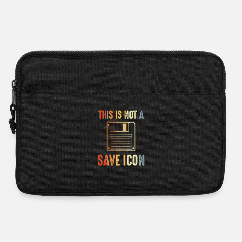 Das ist kein Speichern Icon - Laptoptasche 13" - Schwarz