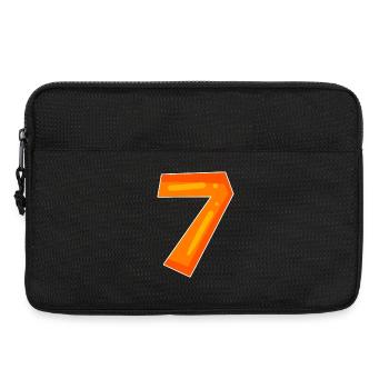 Number Seven - Number 7 Number - Laptop bag 13" - black - Front