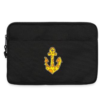 Cheese Anchor Captain Symbol - Laptop bag 13" - black - Front