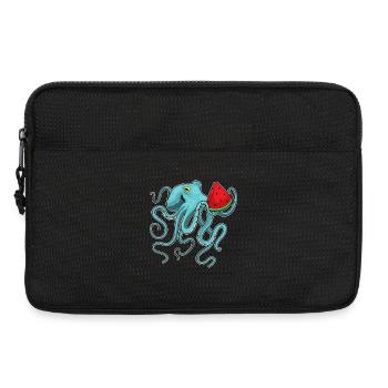 Poulpe Pastèque - Sacoche pour ordinateur portable 13 pouces - noir - Devant