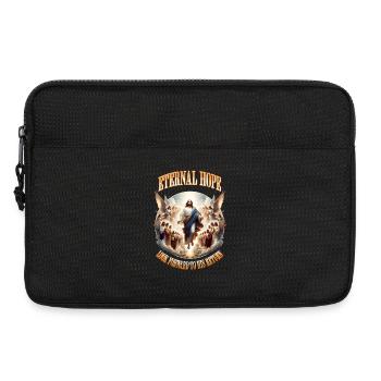Eternal Hope Jesus Christ Motif - Laptop bag 13" - black - Front