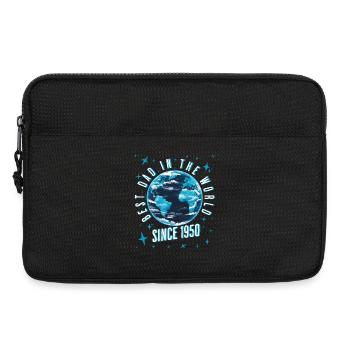 Best dad in the world since 1950 Father's Day - Laptop bag 13" - black - Front