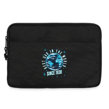 Bester Papa der Welt seit 1938 Vatertag - Laptoptasche 13" - Schwarz - Vorne