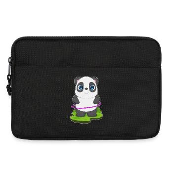 Panda Fitness Tire Workout Gymnastics - Laptop bag 13" - black - Front