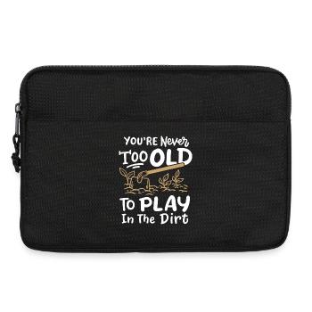 Gartenarbeit Gärtner - Laptoptasche 13" - Schwarz - Vorne
