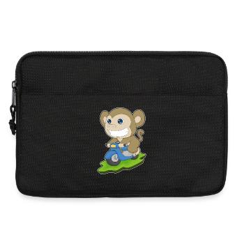 Affe Motorroller - Laptoptasche 13" - Schwarz - Vorne