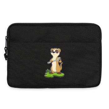 Clé artisanale suricate - Sacoche pour ordinateur portable 13 pouces - noir - Devant