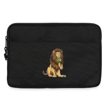 Löwe Lutscher - Laptoptasche 13" - Schwarz - Vorne