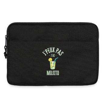 I can't I have a mojito - Laptop bag 13" - black - Front