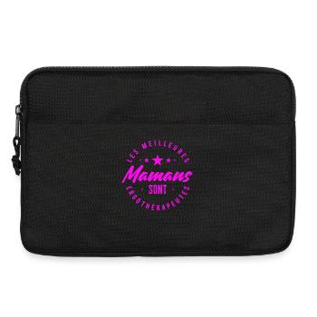 Die besten Mütter sind Ergotherapeuten - Laptoptasche 13" - Schwarz - Vorne