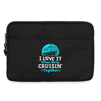 Kreuzfahrturlaub für Paare - Laptoptasche 13" - Schwarz - Vorne