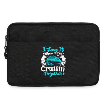 Kreuzfahrt Reise Familie Paare - Laptoptasche 13" - Schwarz - Vorne