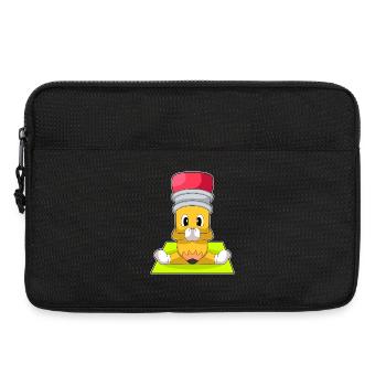 Bleistift Yoga Fitness Gymnastik - Laptoptasche 13" - Schwarz - Vorne