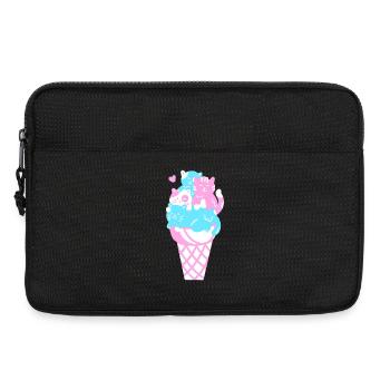 Eis Eiscreme - Laptoptasche 13" - Schwarz - Vorne