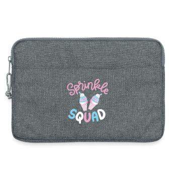 Eiscreme - Laptoptasche 13" - Grau meliert - Vorne