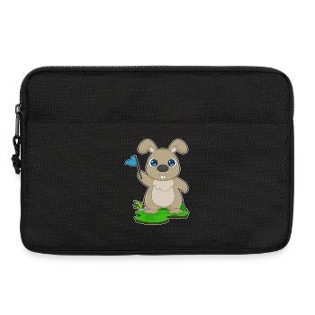 Rabbit Flag - Laptop bag 13" - black - Front