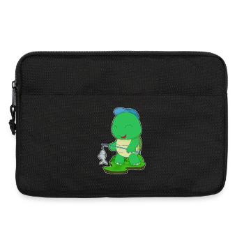 Pêche au poisson tortue - Sacoche pour ordinateur portable 13 pouces - noir - Devant