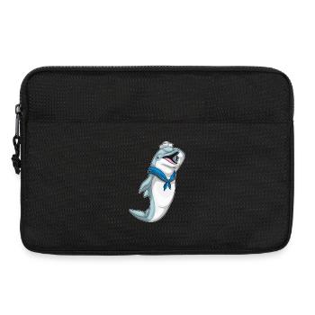 Dolphin Sailor Chapeau de marin - Sacoche pour ordinateur portable 13 pouces - noir - Devant