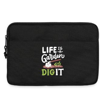 Garten Gartenarbeit - Laptoptasche 13" - Schwarz - Vorne