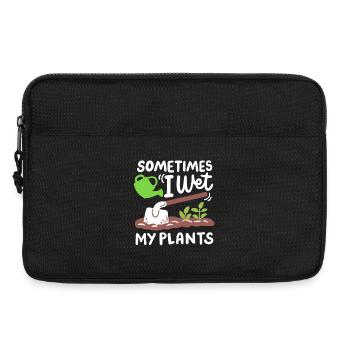 Garten Gartenarbeit Gießkanne - Laptoptasche 13" - Schwarz - Vorne