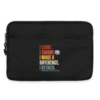 I came I thought I made a difference i retired - Laptoptasche 13" - Schwarz - Vorne