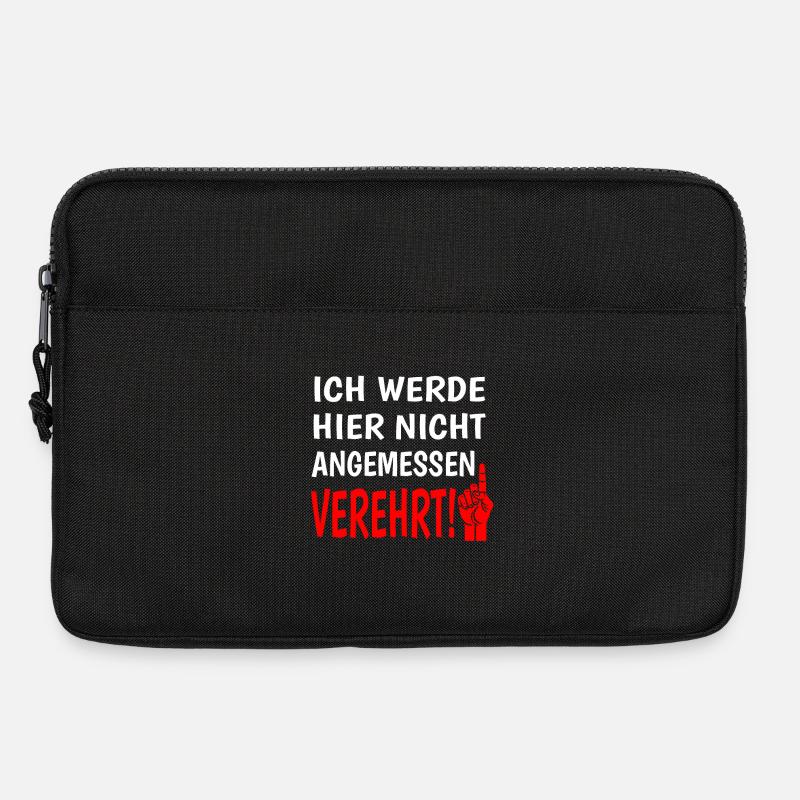 Ich werde hier nicht angemessen verehrt - Laptoptasche 13" - Schwarz