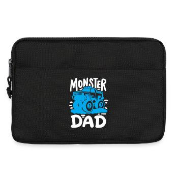 Monstertruck Vater - Laptoptasche 13" - Schwarz - Vorne