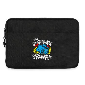 Monster Truck Monstertruck-Fahrer - Laptoptasche 13" - Schwarz - Vorne