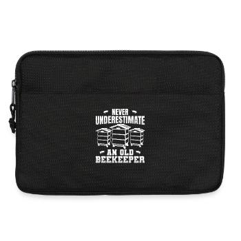 Unterschätze nie einen alten Imker - Laptoptasche 13" - Schwarz - Vorne