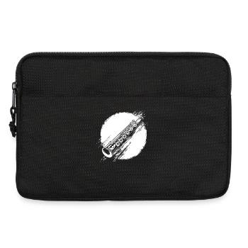 Flûte graphique - Sacoche pour ordinateur portable 13 pouces - noir - Devant