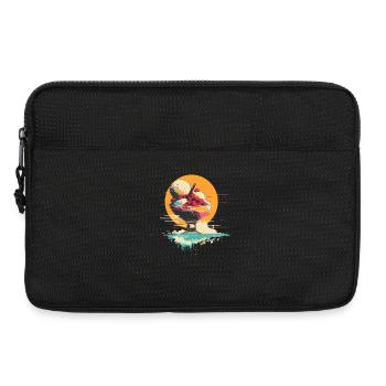 Crème glacée dans une tasse - Sacoche pour ordinateur portable 13 pouces - noir - Devant